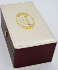 Top grade PU leather Gift Box for FaceCare