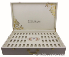 Top grade PU leather Gift Box for FaceCare