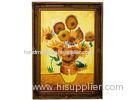 Apartment / Hotel Decorative Stretched Modern oil painting pictures of flowers