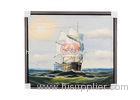 Colourful artwork venice scene boat sailing Maritime oil paintings Scenery