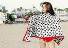 Five-pointed Star Patterned Microfiber Beach Towels Customized Machine Washing