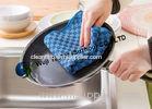 Soft Check Pattern Microfiber Kitchen Cleaning for Household Cleaning 25*50 cm