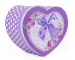 Fine paper heart shape Wedding Favor Box with pretty bowknot