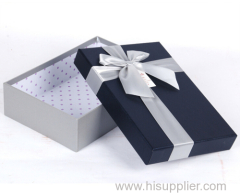 Fine square paper Sugar Box/Wedding Favor Box with nice bowknot