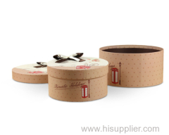 Wholesale Round Paper Gift box/Sugar Box for wedding favor