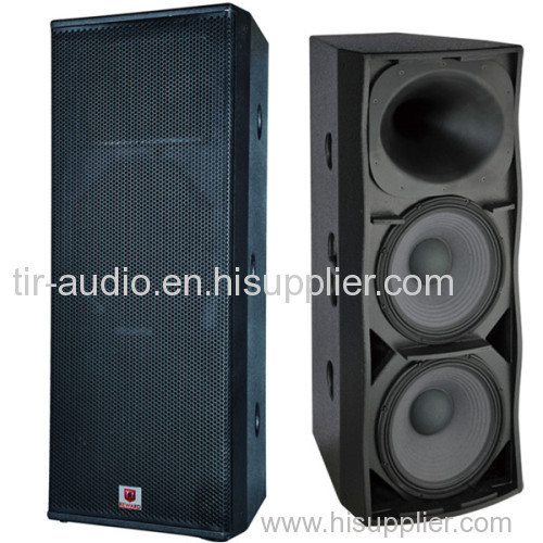 dual 15'' audio loudspeaker ce pa loudspeaker