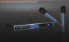 UHF Professional Dual Channels Wireless Microphone System