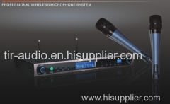 UHF Professional Dual Channels Wireless Microphone System