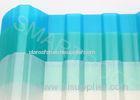 Anti Erosion 1 Layer Trapezoid Translucent Roof Sheets 1.5 MM Thickness