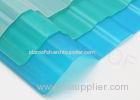 Clear PVC Roofing Panel / Transparent Roofing Sheet Single Layer Solid Structure