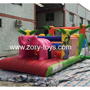kids inflatable obstacle course