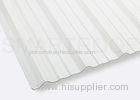 Foamed Core Pure White PVC Corrugated Roofing Sheets For Playground