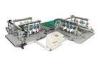 Flat Glass Glass Double Edging Machine / Pencil Edger Line For Solar PV Glass Processing