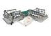 Flat Glass Glass Double Edging Machine / Pencil Edger Line For Solar PV Glass Processing