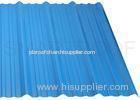 Weather Resistance Corrugated Roof Panels / PVC Corrugated Roofing Sheets