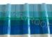 920 MM Real Width Transfer FRP Translucent Roofing Sheets / Clear Roof Panels