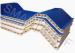 Water Resistance Gloss Blue PVC Hollow Factory Roof Sheet / ASA Plastic Sheet