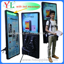 2016 LED backpack walking billboard for outdoor advertising