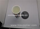 Customizable Ceramic Porcelain Tea V Shaped Mug With Silicone Lid