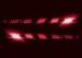 Red 38cm Car Strobe Lights Bar For Automotive Warning 550Lumen