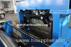 Blue 1.2mm-3mm C Z Purlin Roll Forming Machine With 17 Forming Roller