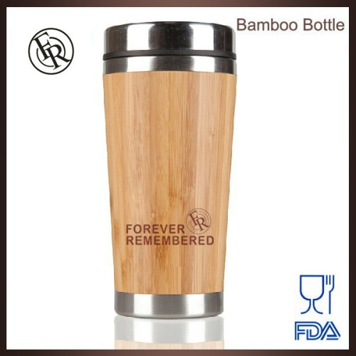 Green product FDA standard eco friendly bamboo sport tumbler with liner stainless steel