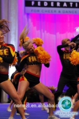 Hot sale 2015 Spandex Custom Cheerleading Uniforms