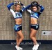 2015 High quality Factory crop top and shorts ladies cheer top design uniform