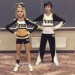 2015 High quality Factory crop top and shorts ladies cheer top design uniform