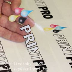 Nice Price Self Adhesive Vinyl Labels Transparent Vinyl Label Differ from Paper Clear Sticker