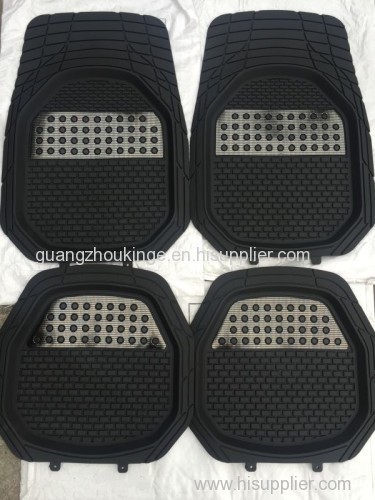 universal PVC car Waterproof floor mats /Anti Slip foot mats