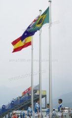 Aluminum Tapered Internal Halyard Flagpole