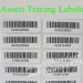 Custom Barcode Label Sticker Printing Anti-theft Barcode Label Sticker Private Security Stickers in Roll