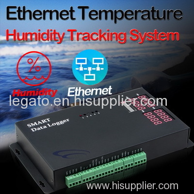 Ethernet Temperature Humidity Tracking System