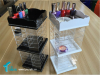 Wholesale Beauty Products Supply Rotating Table Organizer Acrylic Eye Shadow Palette Display Holder