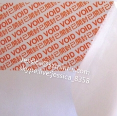 Adhesive Material Manufacturer Custom Paper Void Warranty Seal Sticker Printing Label Tamper Proof Evident Seal Labels