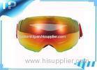 Over Glasses Red Anti Fog Ski Goggles Polarized For Outdoor / Skiing