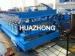 High Speed 0.5-0.8mm Roof Panel Roll Forming Machine 609mm Coil Width With Hydraulic Cutting