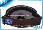 Brown Racing Clear Lens Customized Womens Ski Goggles Anti - Scratch