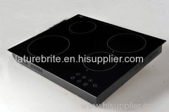 Standard Electric Cooker European Kitchen Four Zones 6200W Ceramic Hob