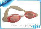 PU Womens Optical Tinted Prescription Swim Goggles With Adjustable Nose Bridge