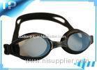 Black Silicone Polarized Prescription Swimming Goggles For Kids