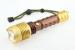 Brightest Waterproof Rechargeable Led Flashlight 200 lumen Compass on the Bottom