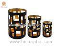 Wedding / Exhibition Hall Metal tall pillar candle holders Three size