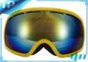 Yellow Liquid Image Snow Goggles / Photomatic Snow Goggles For Outdoor