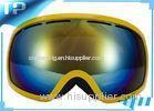 Yellow Liquid Image Snow Goggles / Photomatic Snow Goggles For Outdoor