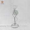 Pedestal One head unique Wedding Decorative Candle Holders Of metal frame