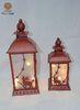 Handmade Antique Red Metal Candle Lanterns For Home Decoration