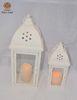 Indoor Morocco decorative candle lantern Powder coating Cream White