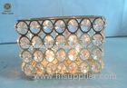 European / Shabby chic / antique Clear crystal candle holder for home / wedding decoration